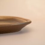 Bruine Gerzit serveerschaal West Germany in HK Living stijl